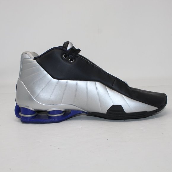 Nike Shox BB4 Retro NWT Men's 9 Vince Carter Black/Metallic Silver AT7843-001 - Picture 7 of 13
